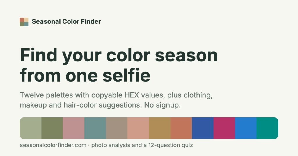 Seasonal Color Finder